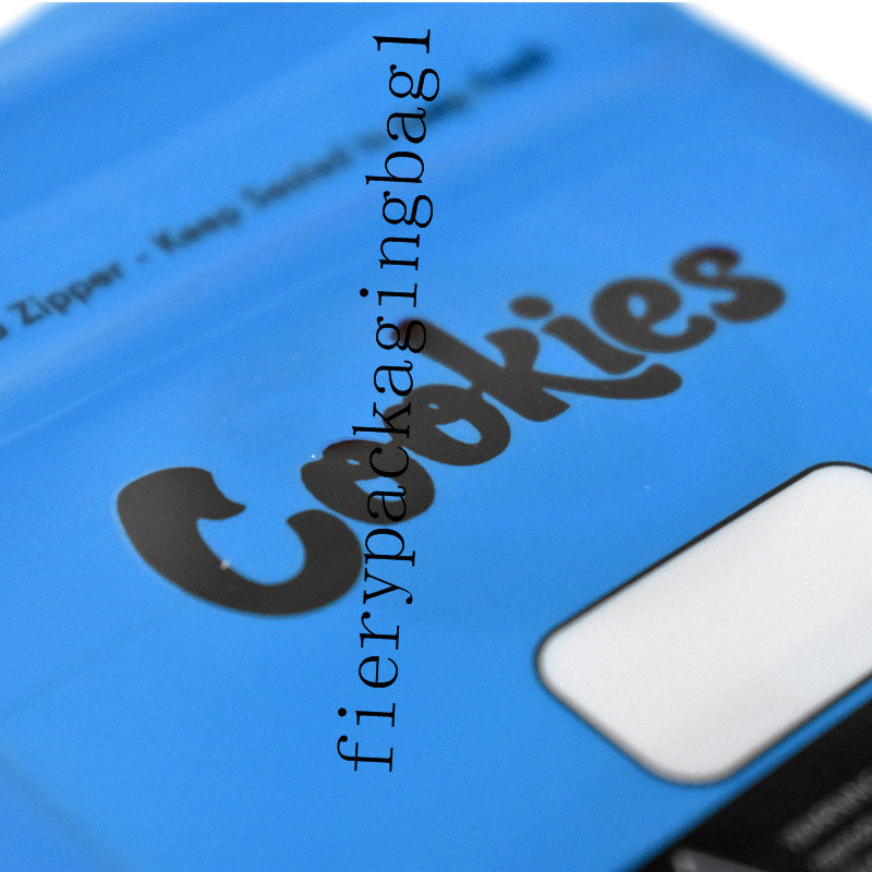

Blue Cookies Mylar Bags 420 packaging mylar bags plastic bag california cookies sf 8th 3.5g Packaging smell proof child proof