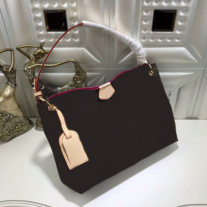 

Men Genuine leather Handbags new style Women shoulder bags cx#304 totes bags Free Shipping Have Dust Bags wallets 35cm