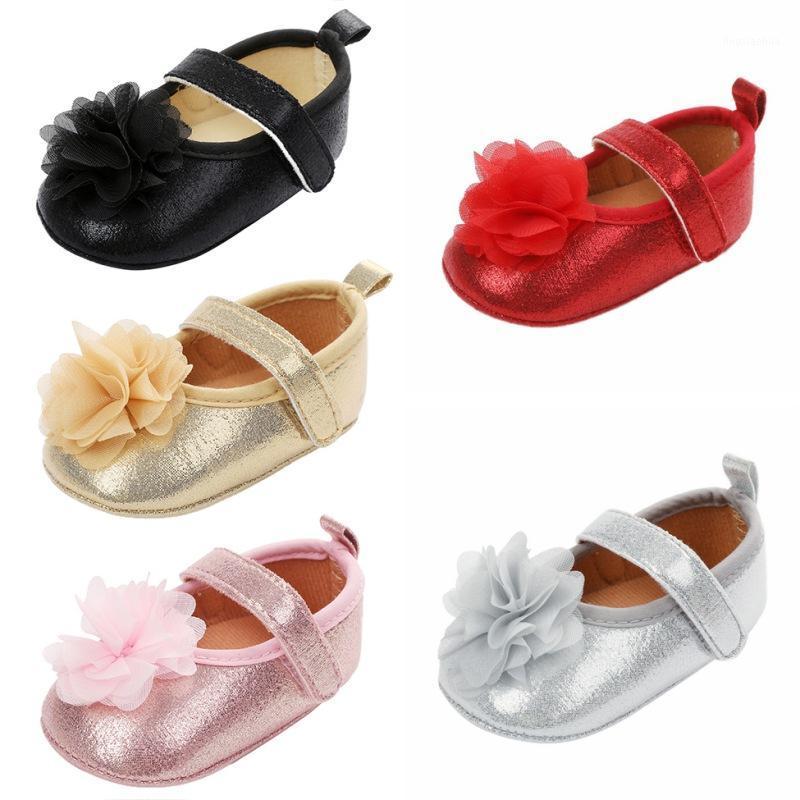 

Baby Girls Cute Flower Princess Shoes Soft Bottom Non-Slip Toddler Kids Prewalkers -18M1, Rl