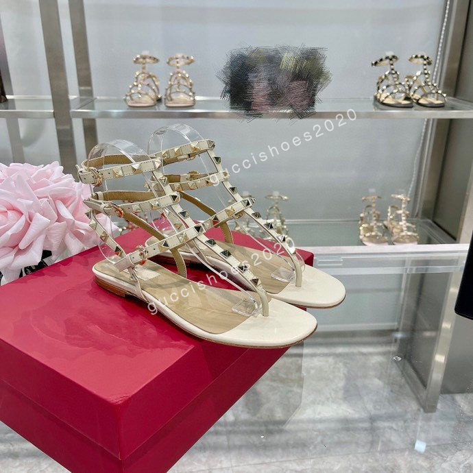 

Luxury Designer Stud Sandals Genuine Leather Slingback Pumps Ladies Sexy High Heels Fashion Rivets Sandal Shoe Party High Heel, 02