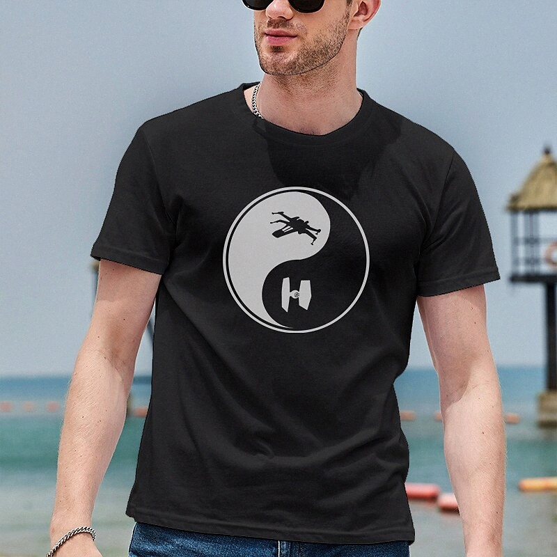 Men's Tee T shirt Hot Stamping Graphic Prints Gossip Plus Size Crew Neck Casual Daily Print Short Sleeve Tops Cotton Basic Designer Big and