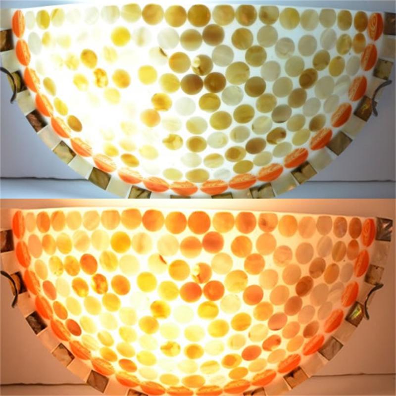 

ICOCO High Quality Modern Nature Shell Flush Uplighter Wall Light Sconce Lighting Lamp Wholesale Drop Shipping Promotion Sale