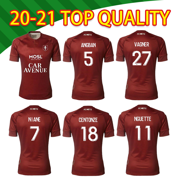 

20 21 FC METZ SOCCER JERSEYS DIALLO 20 CENTONZE 18 VAGNER 27 NIANE 7 FOFANA 2020 2021 JERSEY MEN FOOTBALL SHIRT, Black;yellow