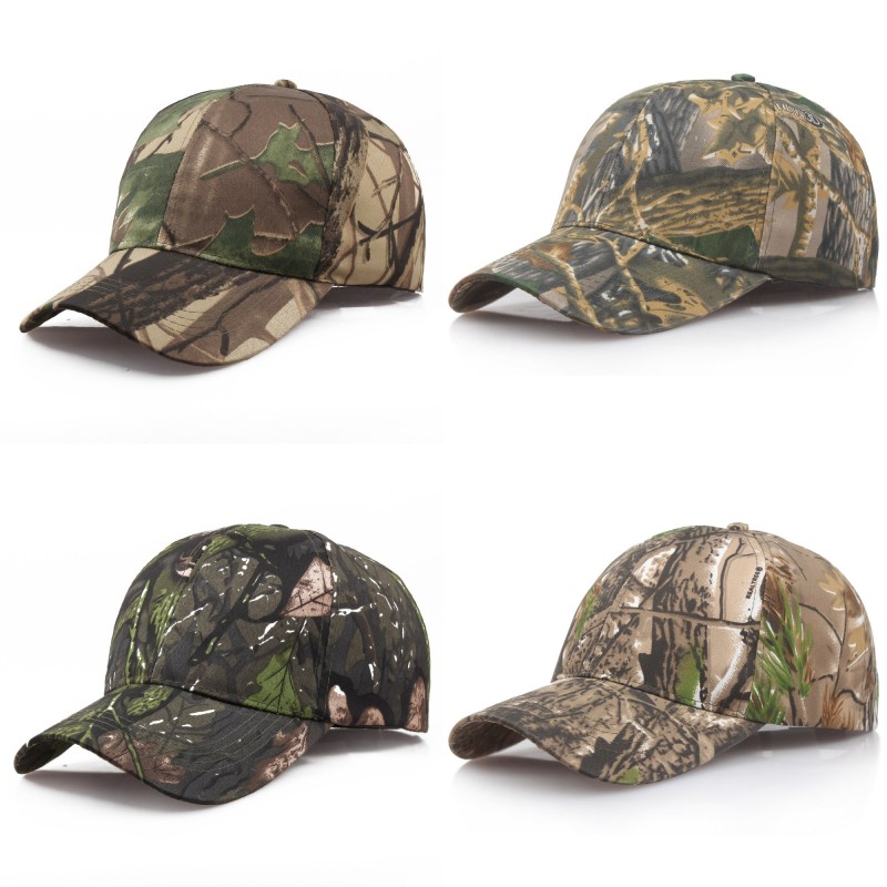 Breathable Military Camouflage Baseball Peaked Cap Sun Hat Tactical Army Jungle