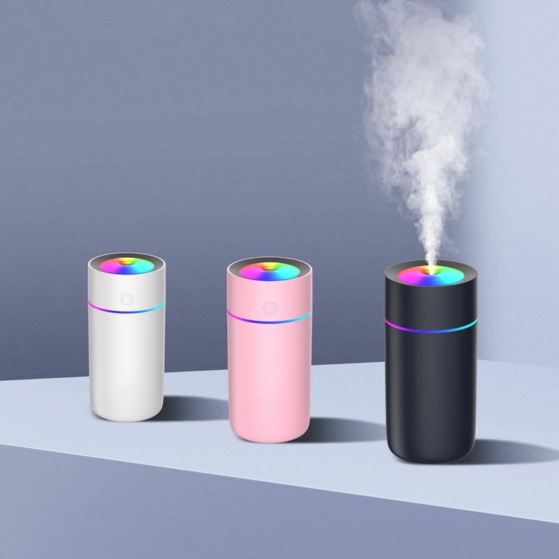 

320ml Humidifier USB Ultrasonic Dazzle Cup Aroma Diffuser Air Humidificador Mist Maker Fogger with Romantic Light for Home Car