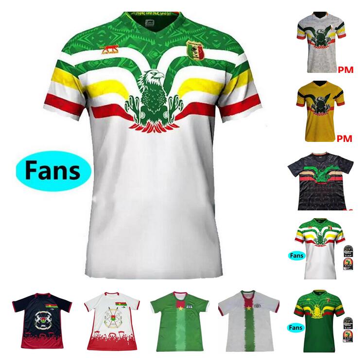

21/22 National Team Mali Soccer Jerseys 2021 Burkina Faso SOUMAILA MAHAMANE MAMADOU SALAM GERMAIN BERTHE MOHAMED TRAORE SALIF COULIBALY Foot, Black;yellow