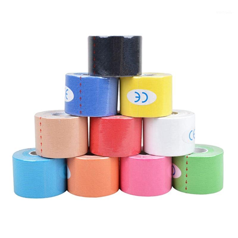 

Cotton sports tape 5cm muscle stickers Fitness Equipments Accessories 2020 New Arrival1
