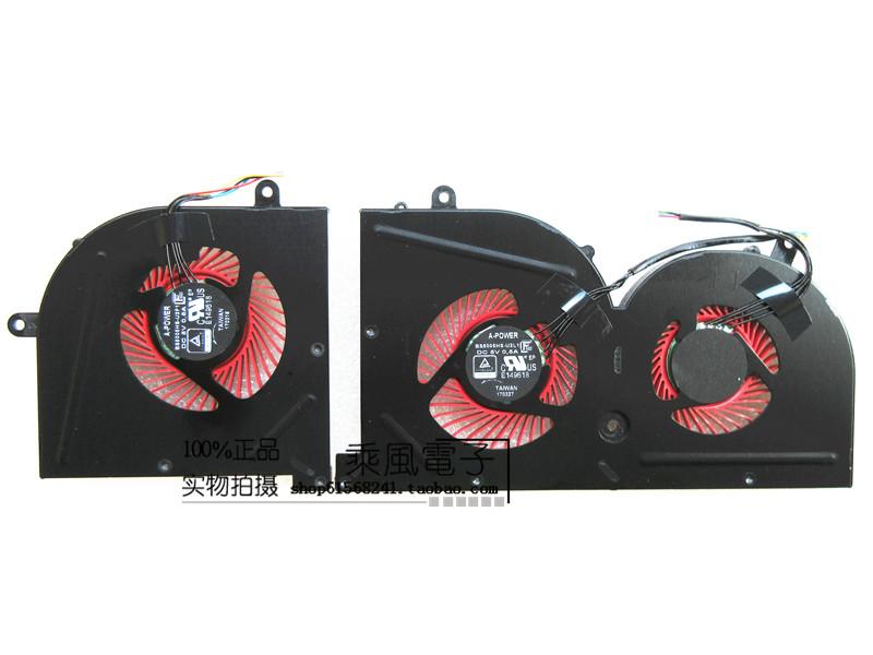 

New Cooler Fan For MSI GS63 GS63 GS73 GS73 MS-17B1 Stealth Pro A-POWER CPU BS5005HS-U2F1 GPU BS5005HS-U2L1 Cooling Radiator