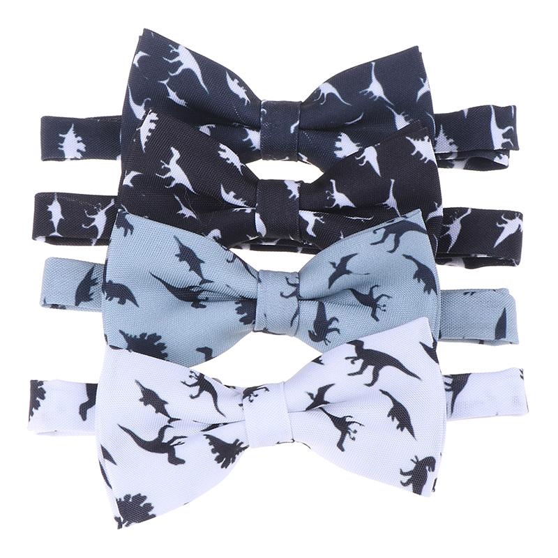 

1pc New Dinosaur Luxury Bow Tie For Men Polyester Silk Quality Bowties Suit Wedding Party Male Neckwear