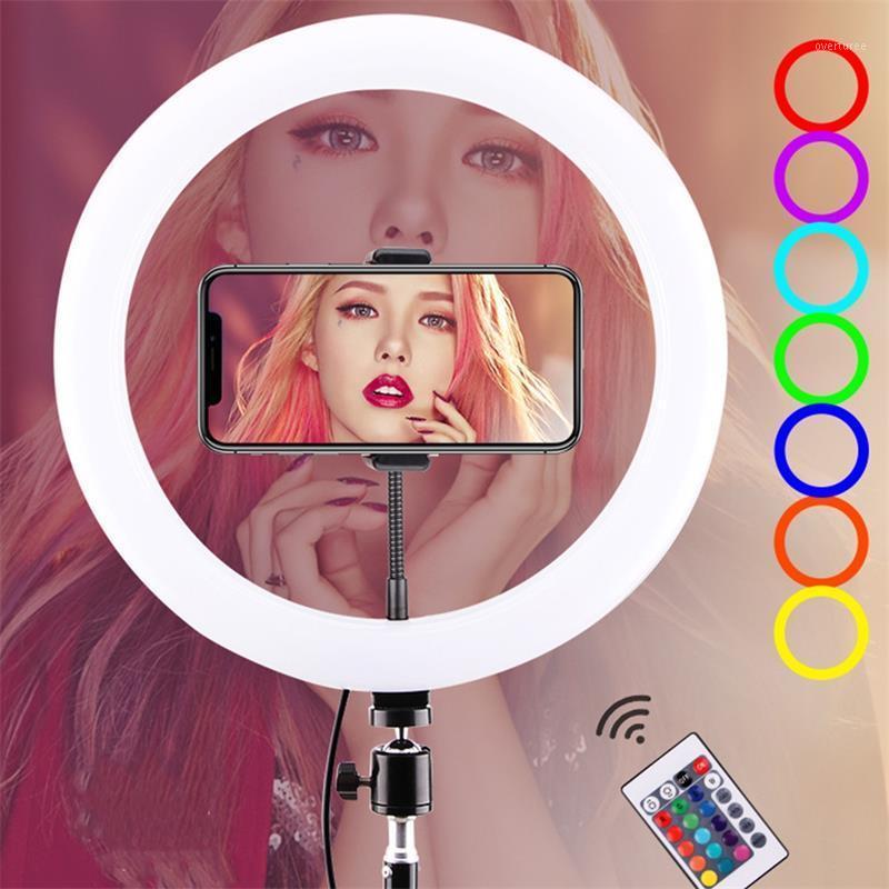 

RGB Ring Light Lamp 10 Inch Selfie Light with Remote Control1