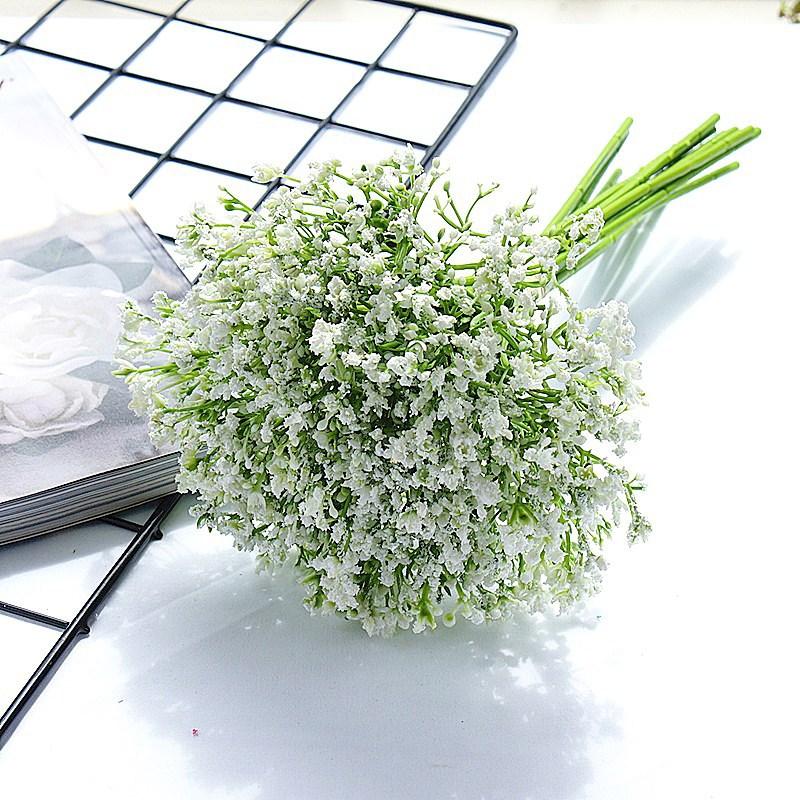 

Baby's breath artificial flowers Hand-made DIY for wedding bouquets for home decoration decoration home, Blue