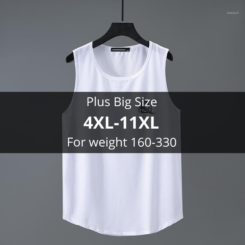 

Sleeveless Shirt Oversized -11XL Running Vest Training Clothes Men Workout Tank Top Vest Fitness Joggers Men Sports1, Black