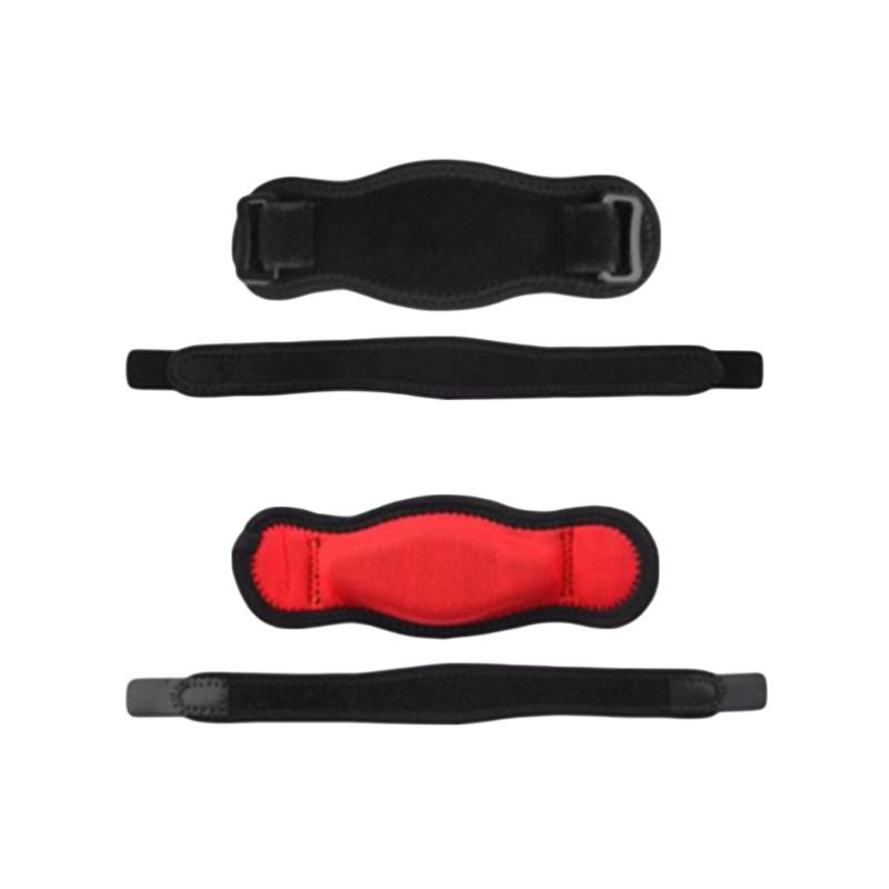 

Badminton Tennis Elbow Protector Sports Elbow Brace with Compression Pad Arm Brace Pain Relief Support Sponge Strap (Rosy, As shown