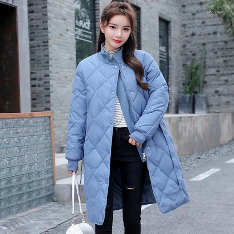 

2020 Winter Women Jacket long Cotton Padded Female Coat High Quality Warm Outwear Womens Parka Manteau Femme Hiver1, Beige