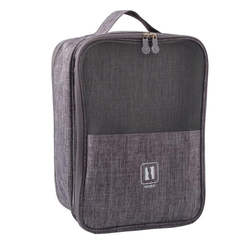 

Oxford Closet Shoes Storage Box Portable Shoes Divider Organiser For Travel Dustproof Zipper Bag Accessories Supplies