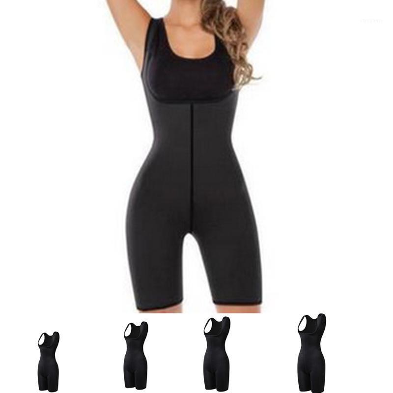 

Women Neoprene Full Body Shaper Sauna Sweat Suit Slimming Waist Trainer Workout1, As pic