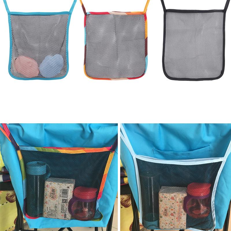 

Practical Baby Trolley Net Pocket Infant Stroller Accessories Mesh Bottle Diaper Storage Hanging Pouch Organizer Bag Holder