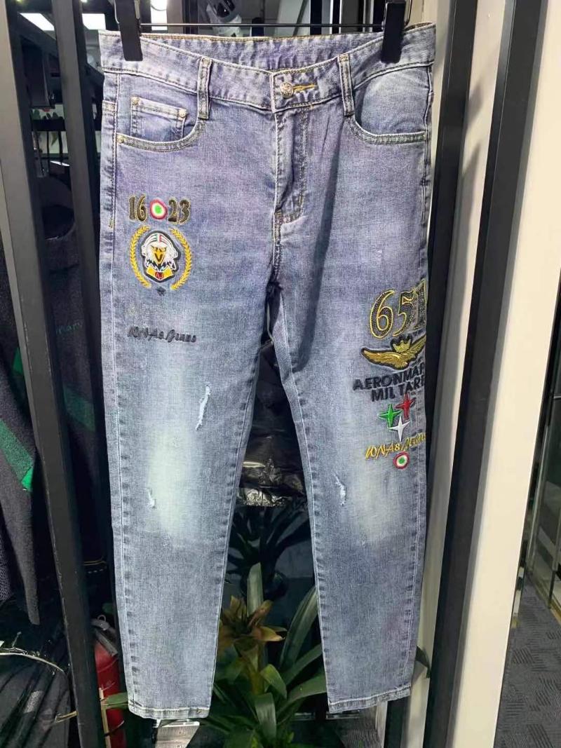 

VK01391 Fashion Men's Jeans 2021 Runway Luxury European Design party style Men's Clothing, As pic