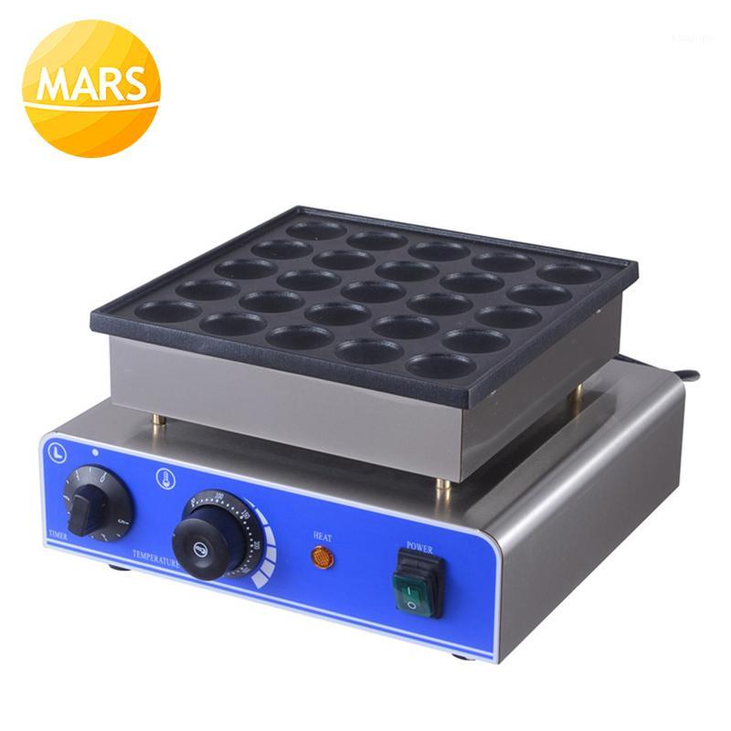 

Commercial 25pcs Mini Pancakes Machine Poffertjes Grill Dutch Waffle Maker Electric Pan Cake Machine Baker 110V 220V CE Approved1