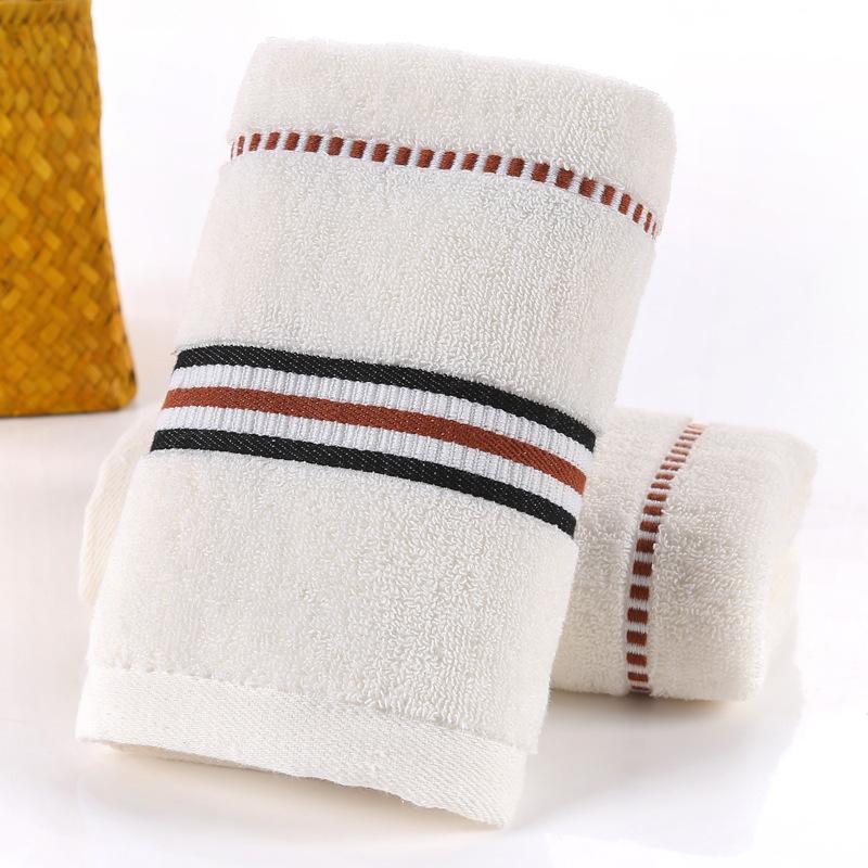 

2Pieces/Set 100%Cotton Hand Towel Strong Hair Multifunctional Adults Baby Hand Towel for Bathroom, Mihuang