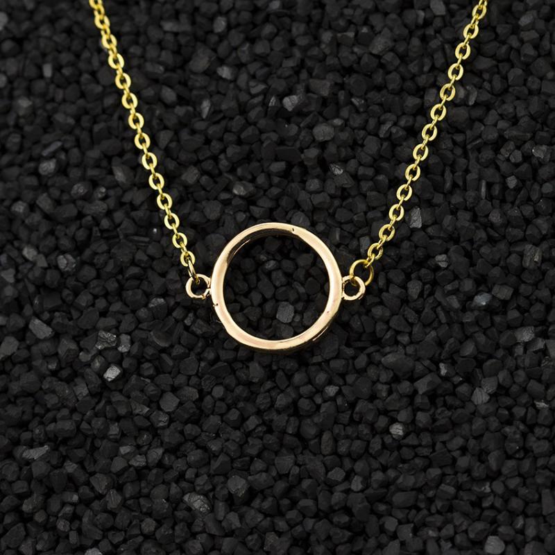 

2021 New Circle Bracelet Christmas Gift To Girlfriend Simple Shape Gold Platina Color Stainess Steel Rhineston Jewelry For Women