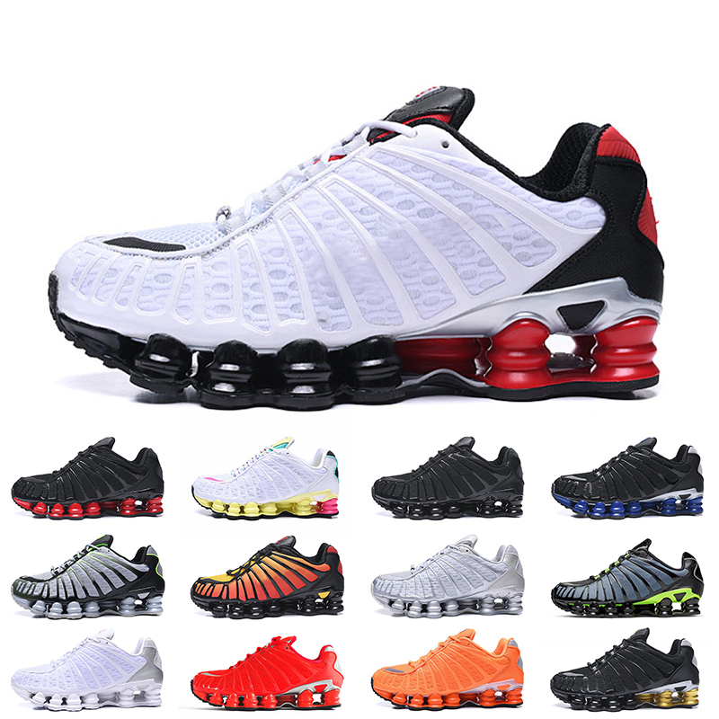 

Wholesale Big Size 12 Shox TL Mens Running Shoes White Black Red Sunrise Volt Orange Silver Shox Shoes Women Mens Trainers Sneakers