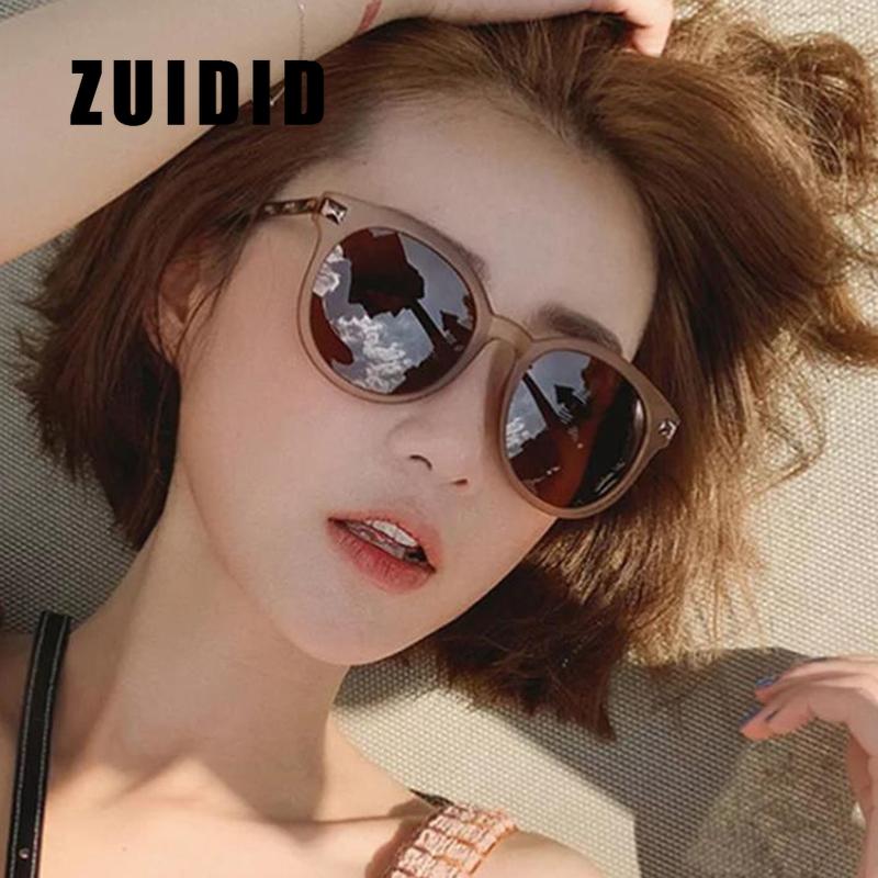 

Sunglasses ZUIDID Round Women Fashion Vintage Ladies Sun Glasses Brand Designer Trend Silver Lens Mirror Eyewear Female Oculos