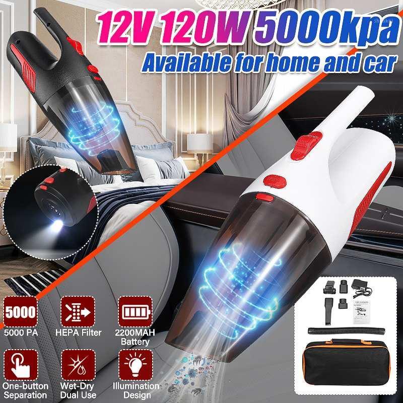 

5000pa Strong Power Car Vacuum Cleaner DC 12 Volt 120W Wireless 5KPA Cyclonic Wet/Dry Auto Portable Vacuums Cleaner HEPA Filter1