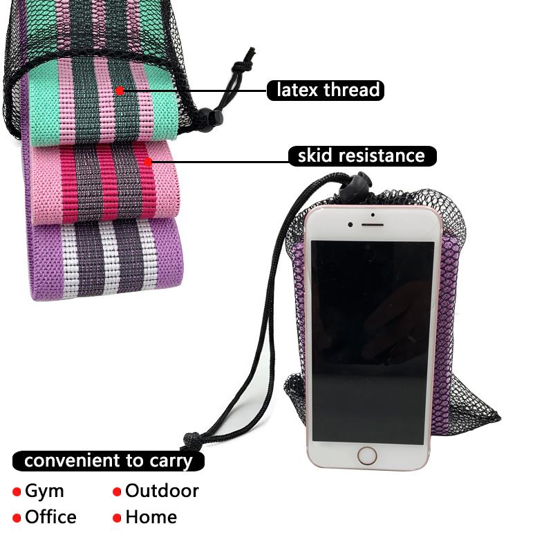 

3pcs yoga pulling rope Hip Circle Loop Resistance Band Workout Exercise for Legs Thigh Glute BuSquat Bands resistance bands