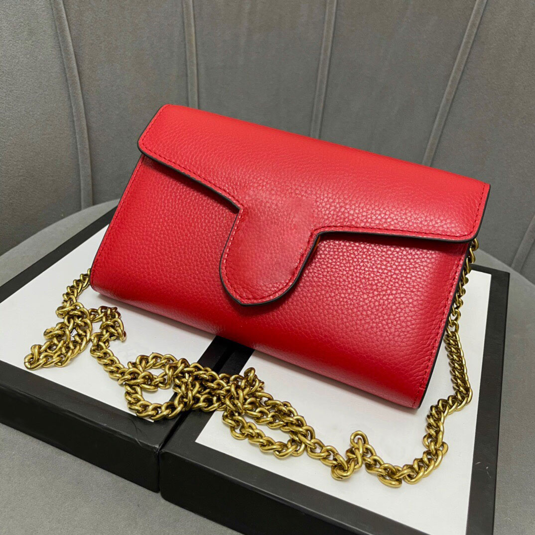 

Fashion Marmont bag Love heart Wave Pattern Satchel Shoulder Bag Chain Handbags Crossbody Purse Lady Leather Classic Style Tote Bags double G, Dust bag