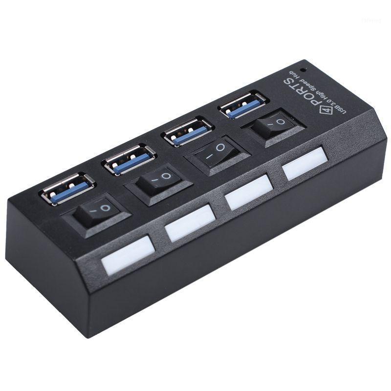 

USB 3.0 Hub 4 Ports Super Speed 5Gbps 4-port USB 3.0 Windows Mac OS Linux PC Laptop - Black1