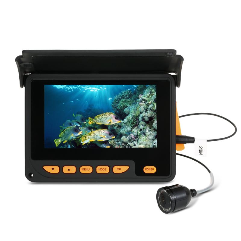 

20M 1000TVL Fish Finder Underwater Ice Fishing Video Camera 4.3" LCD Monitor 8 Infrared IR LED Night Vision Camera