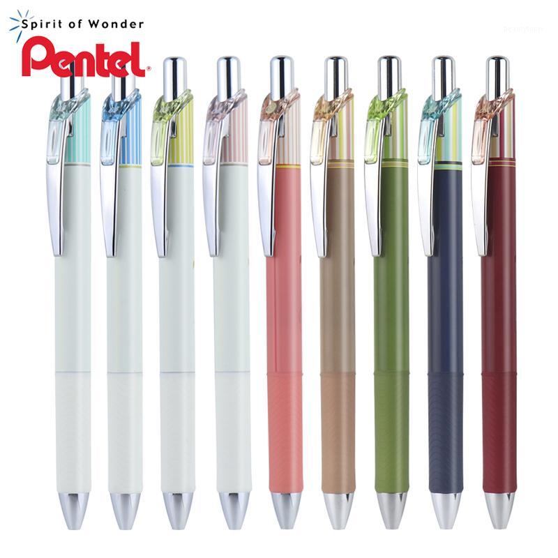 

Pentel Energel Gel Pen Quick Drying Kawaii Pen Stripe Clena BLN75L 0.5mm Press Color Pens For School Student Stationery 1Pcs1