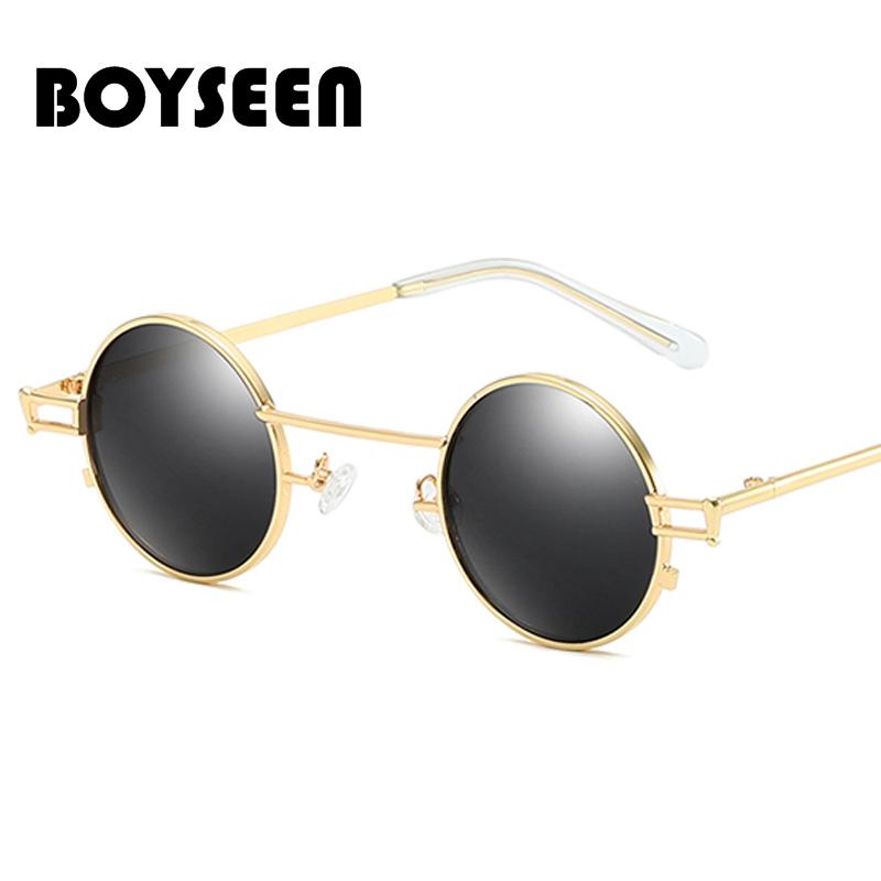 

Round Circle Steampunk Sunglasses Men Women Vintage Retro Sunglass Brand Design Mirror Lens Luxury Quality Eyeglasses UV400 903