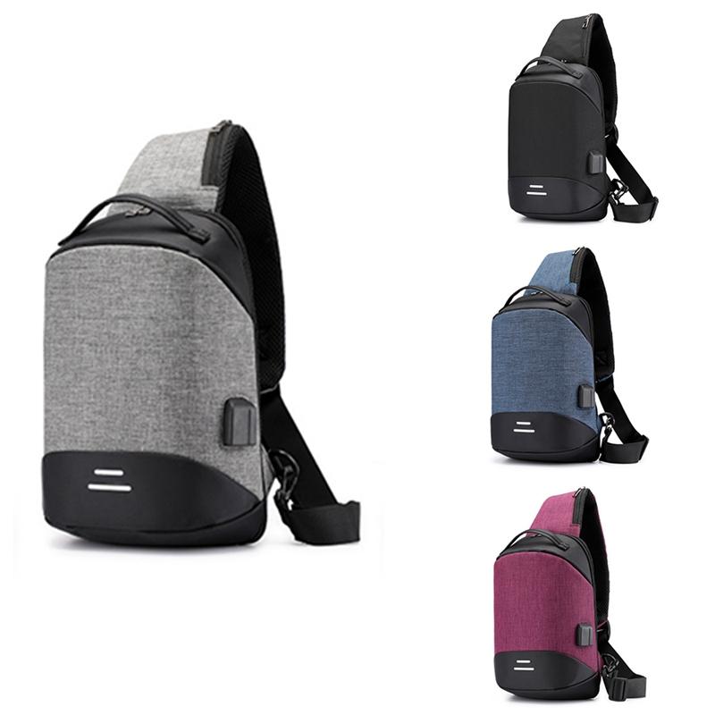 

Multifunctional Large-Capacity Rechargeable Travel Safety Bag Anti-Theft Shoulder Bag Outdoor Shoulder, Black