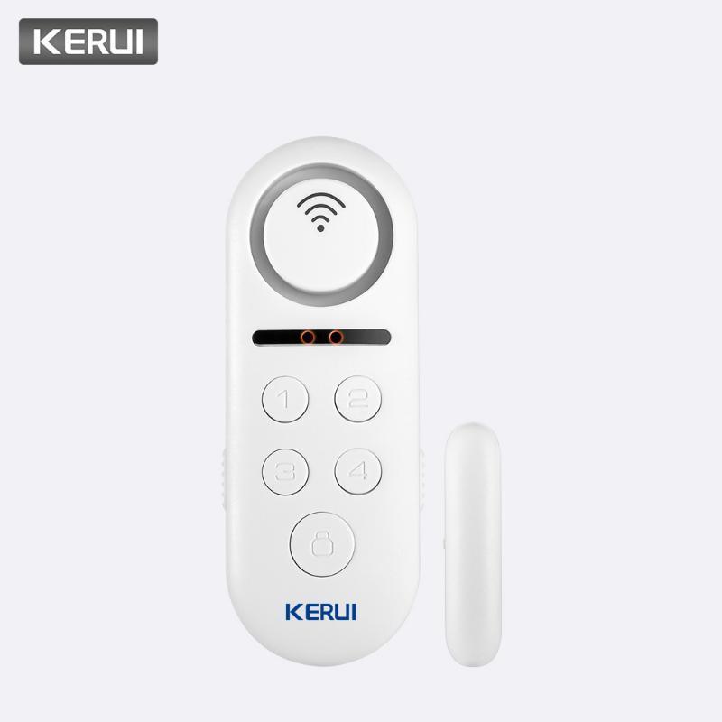 

KERUI 1pcs Lot 120dB Wifi Wireless Door Window Sensor Door Bell Welcome Alarm System APP Remote Control Home Security Detector1