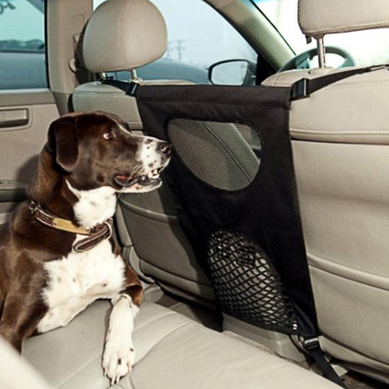 

Dog Cage Fence Pet Portable Dog Car Seat Folding Breathable Mesh Travelling Enclosure Playpen Baby Safety Gate For Dogs, Black