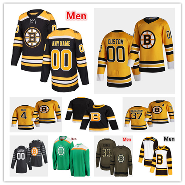 

Boston Bruins 2021 Reverse Retro Jersey Hockey Charlie Coyle Patrice Bergeron David Pastrnak David Krejci Jake Debrusk Bobby Orr Marchand, Women black