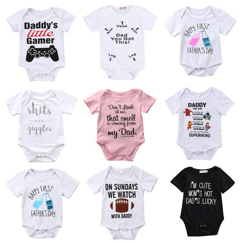 

10 Styles Newborn Rompers Baby Boys Girls Clothes Toddler Infant Funny Letter Cartoon Jumpsuit Onesie Clothing1, 3835a