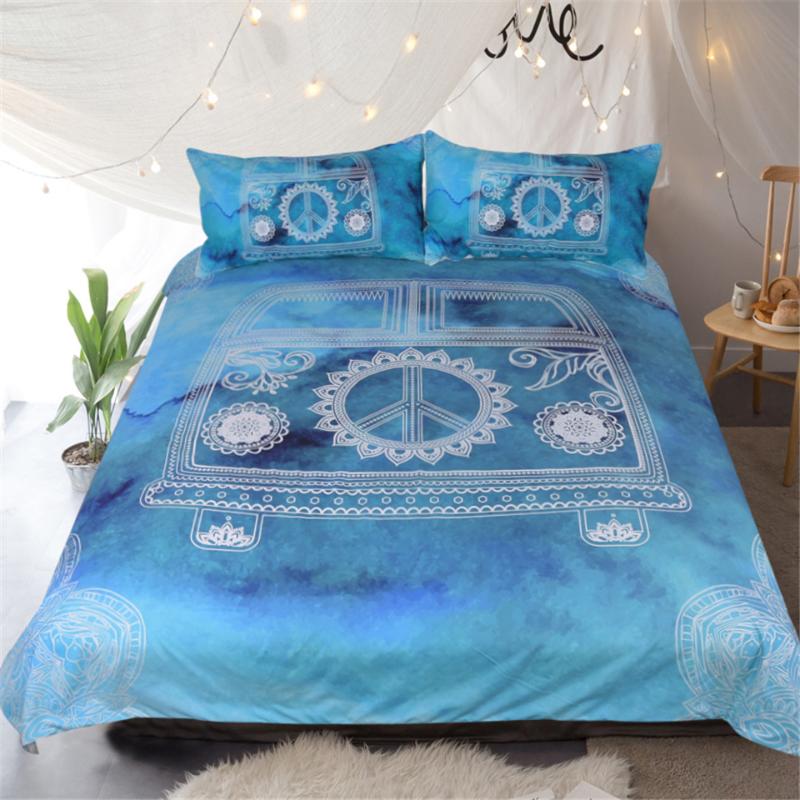 

Dark Blue Car printing Bedding Sets,Duvet Cover Set&Pillowcase,100% Brushed Microfiber Bedclothes,Home Bedroom Decor Bed Set, As pic