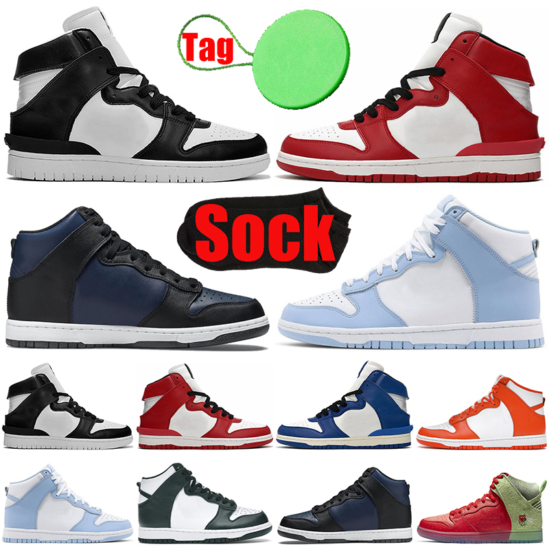 

With Sock Tag high men women Running Shoes Ambush Black White Chicago Aluminum Tokyo Spartan Green Game Royal mens womens trainers sports sneakers, Shown