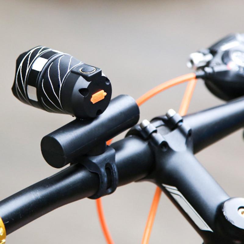 

ALLOET T6 LED Bicycle Light 350LM Mountain Road Bike Headlight + Tail Lamp Equipment Biking Portable Dustproof Cycling Parts