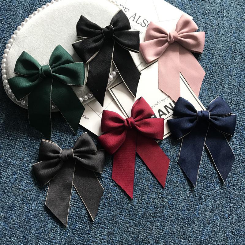 

Neck Ties Handmade Bow Tie Korean Professional Formal College Style Ladies Students Perform Small Bowtie Business Accessories Butterfly