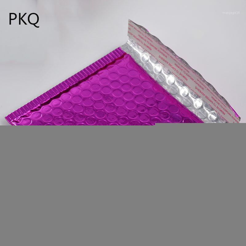 

100pcs/lot 15*13cm small Gold Aluminized Foil metallic bubble mailer shipping bubble Padded Envelopes gold gift packaging bag1