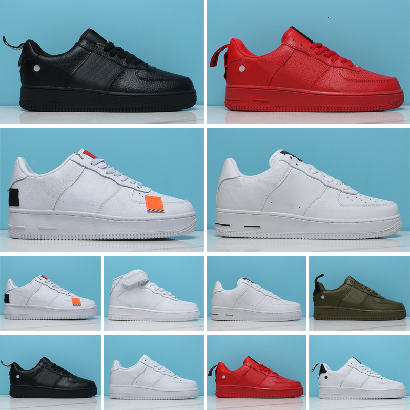 

Mens Forces Type GS Casual Low Top 1 07 Women Black White Sport Utility 1s Trainers Dunk One Cut Skateboard Outdoor Shoes