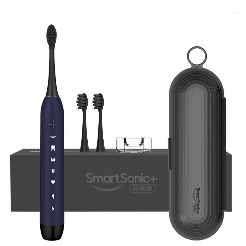 

SmartSonic Waterproof Sonic Electric Toothbrush USB Rechargeable Tooth Brush Ultrasonic Toothbrush with 2 Brush Heads1