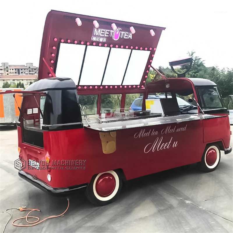 

Food Processors Electric Cart VW Bus T1 Taco Pizza Truck Kitchen Vintage Caravan1