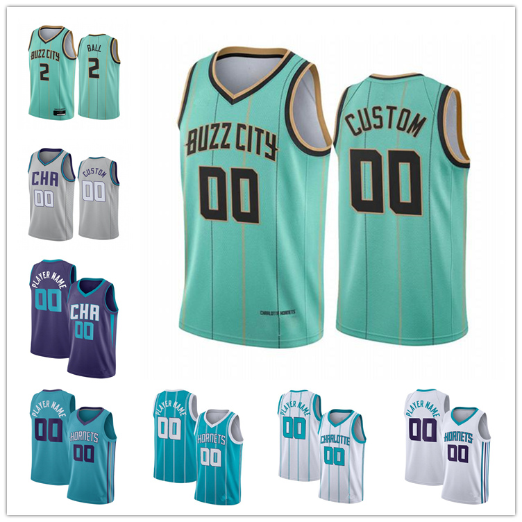 

Custom LaMelo 2 Ball Gordon 20 Hayward Charlotte Hornets Graham Miles 0 Bridges Terry 3 Rozier III Teal City 2021 Basketball Jerseys, My store(lzyhome)