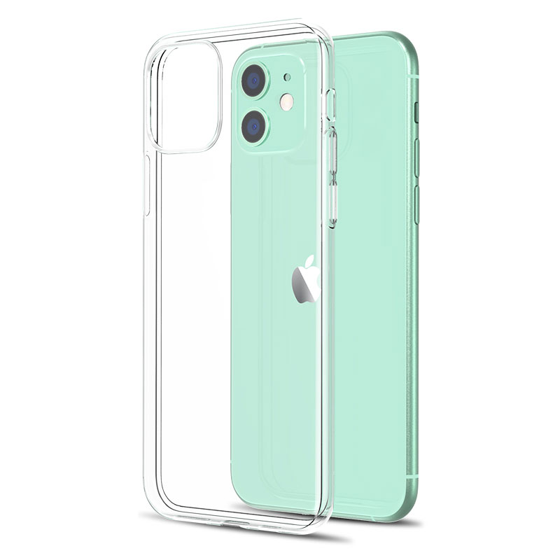 

Ultra Thin Clear Phone Case For iPhone 11 7 Case Silicone Soft Back Cover For iPhone 11 12 Pro XS Max X 8 7 6s Plus 5 SE XR Case, White