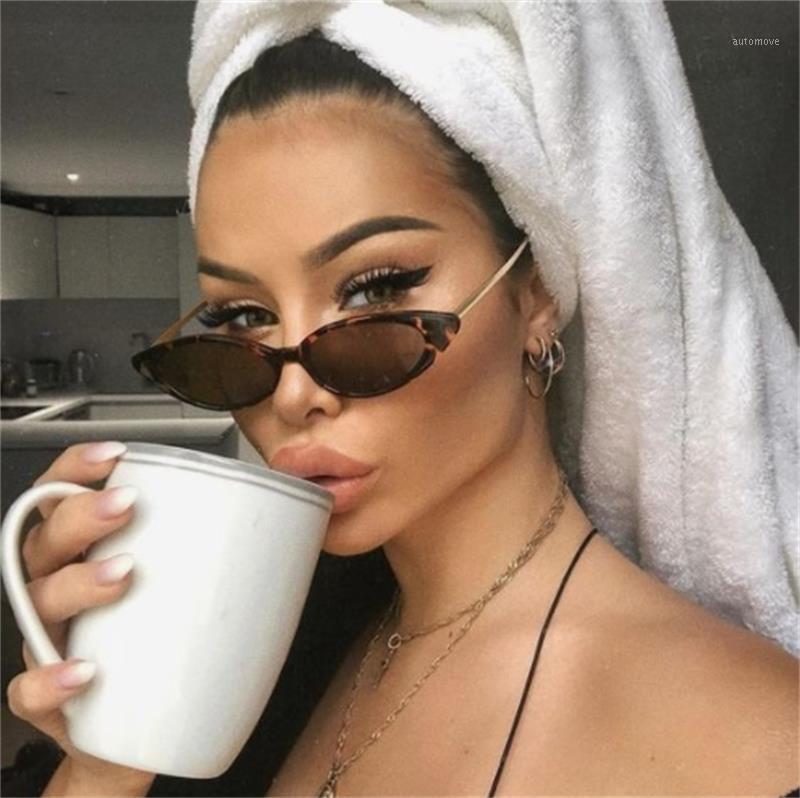 

2020 New Women's Little Cat Eye Sunglasses Ladies Summer Vintage Red Pink Cute Glasses Retro Cat Eye Eyewear UV4001